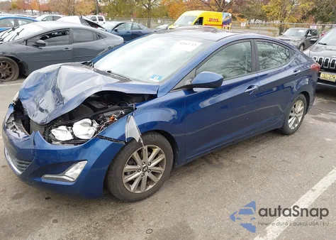 2016 Hyundai Elantra Se z USA, uszkodzony, nr VIN 5NPDH4AE0GH660967